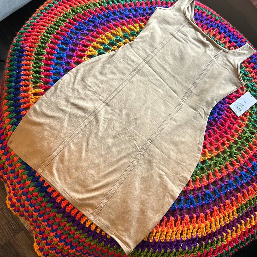 Wild fable XS camel soft stretchy tank dress